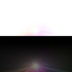 Png glowing diamond prism with rainbow light sparkle shine burst and crystal beam effect lens flare bokeh colorful background optical magic glare refraction