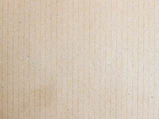 Abstract brown paper background. Old Kraft paper texture stripes pattern. Top view.