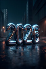 Glowing New Year 2026: Fireworks and Festive Celebration