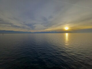 Bodensee bei Sonnenuntergang