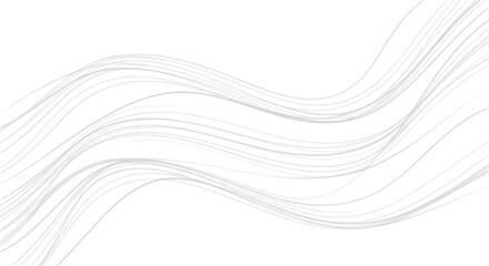 Thin curved wavy lines
