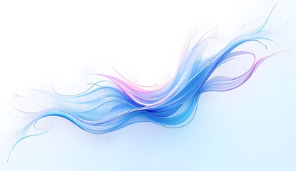 Vector illustration of liquid motion splash formed by abstract lines, glowing gradient blue to pink, no background, scalable vector.