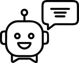 Chatbot Dialogue Box Vector for Virtual Assistant Design