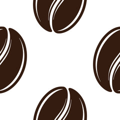 coffee beans vector pattern bitmap 