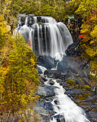 Whitewater Falls in the autumn