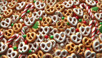 Christmas Cookie Pretzels
