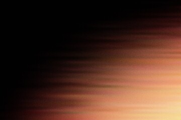 Soft brown gradient light transitioning to black in minimal abstract blur design, representing depth, elegance, and warmth for artistic backgrounds