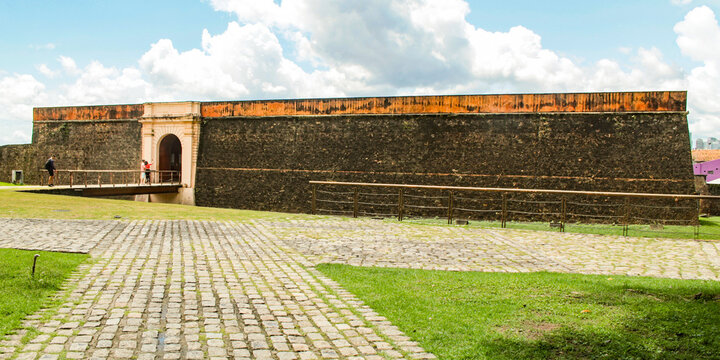 Fototapeta The Forte Castelo do Senhor Santo Cristo, or Forte do Castelo, called Forte do Presépio, is a military fortification from the colonial period in the city of Belém, capital of the state of Pará, Brazil