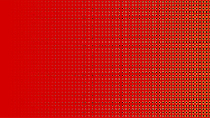 Obraz premium Abstract red halftone gradient background with dotted texture, dynamic modern design ideal for posters, banners, branding, presentations, and creative digital graphic projects.