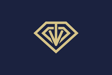 daemon arrow logo icon design vector template