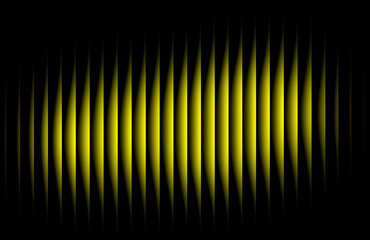 Hand made Abstract yellow light streaks on a black background creating a dynamic and modern design element ideal for backgrounds and visual effe