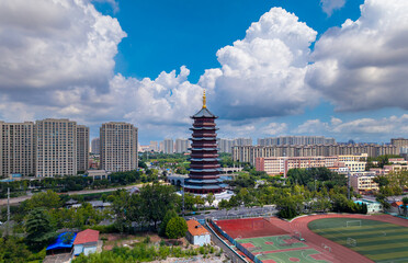 Wenfeng Pagoda, Jimo District, Qingdao City, China
