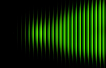 Hand made Abstract green light streaks on black background modern glowing lines perfect for technology or futuristic designs