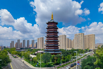 Wenfeng Pagoda, Jimo District, Qingdao City, China