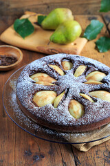 Saftiger Schoko-Birnen-Kuchen 