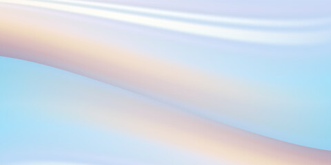 Pearlescent Background. Pop Futuristic Illustration. Violet Shiny Gradient. Holographic Texture. Modern trendy design in Vector Illustration