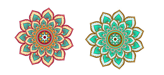 Mandala patterns set