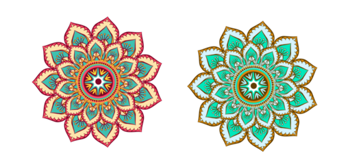 Mandala patterns set