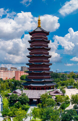 Wenfeng Pagoda, Jimo District, Qingdao City, China