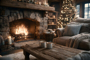 Christmas cozy home concept