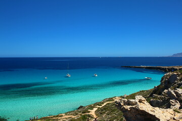 Mer paradisiaque, île de Favignana, Sicile