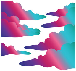 Watercolor Clouds