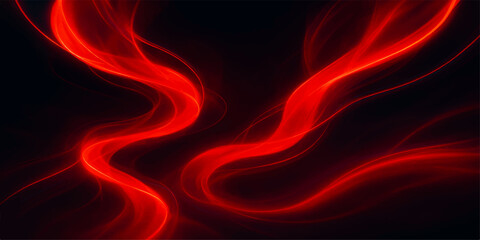 Abstract fiery red design with smoke and flames creating a dynamic wave pattern for an intense background texture