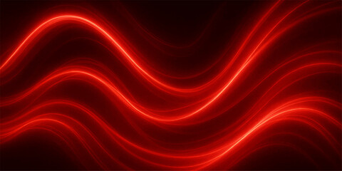 Smooth red silk fabric texture flows like a velvet wave, creating a soft, abstract design background