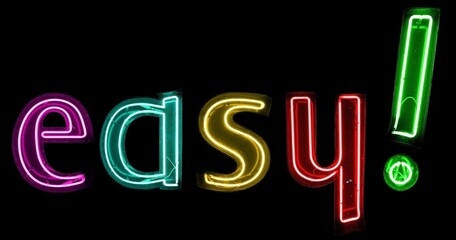 easy! néons multicolores