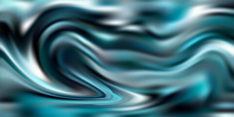 Abstract Blue Swirl Background With Turquoise And Navy Tones For Design And Tech Projects