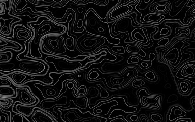 Topographic map pattern background vector. Abstract mountain terrain map background. 