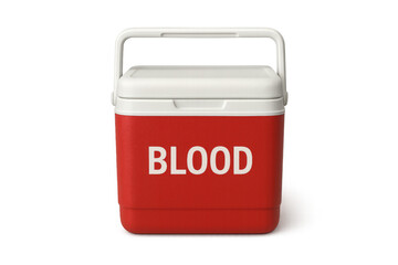 Blood cooler box for medical transport and donation