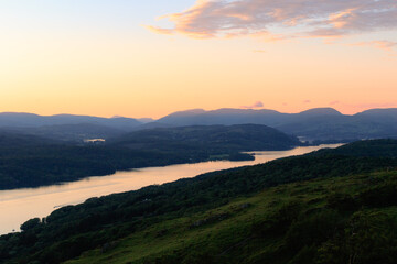 Lake Windermere Evening Glow