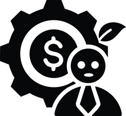 yin yang symbol with black background