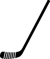hockey stick silhouette vector illustration