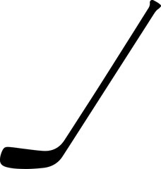 hockey stick silhouette vector illustration