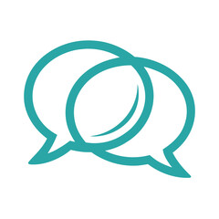 Interpersonal Communication or Chat Icon