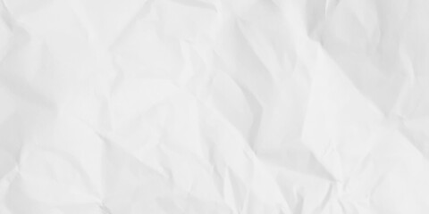 White crumpled paper background with a textured, wrinkled style. 