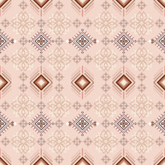 Aztec and Navajo seamless pattern. ethnic style for background. vintage decorative texture, embroidery design, fabric ornament, wallpaper, clothes
