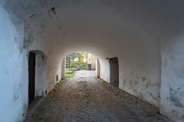 Arch at Lielstraupe Castle in Latvia
