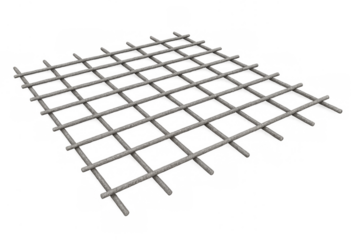 Steel rebar mesh for concrete reinforcement construction