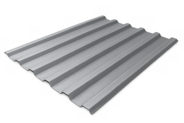 Profiled metal sheet forming roofing or wall cladding