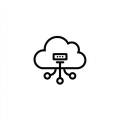 Cloud connection icon