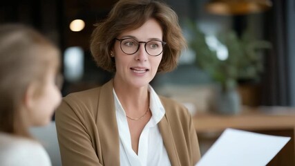 Friendly insurance advisor explaining health and life coverage to young family at home, symbolizing long-term protection, client education, responsible financial guidance, and high-quality