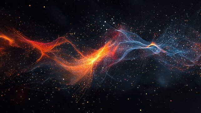 Big data visualization of the planet with data flows