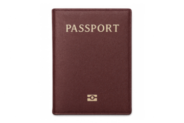 Passport document for international travel and identification