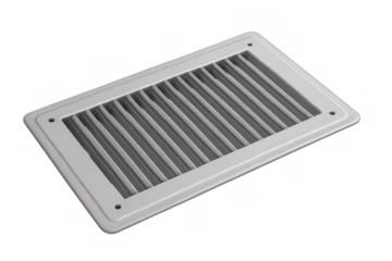 Air vent register grille for hvac climate control system