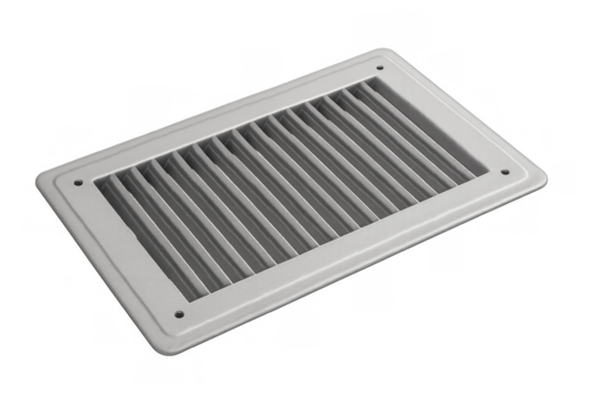 Air vent register grille for hvac climate control system