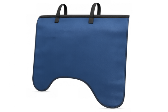 Blue artist carrying portfolio bag with handle