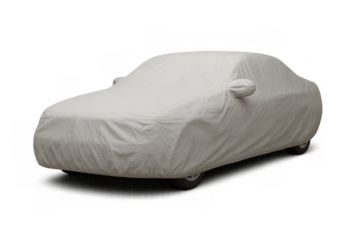 Car covered protecting vehicle from dust dirt